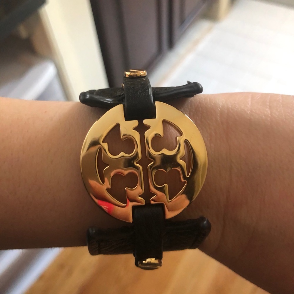 Tory Burch Logo Cuff Bracelet